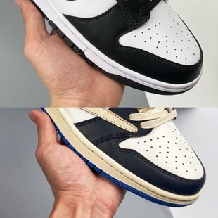 Putian pure original dunk panda aj1 lightning barb sb black and white panda classic all-match men's and women's low-top basketball shoes