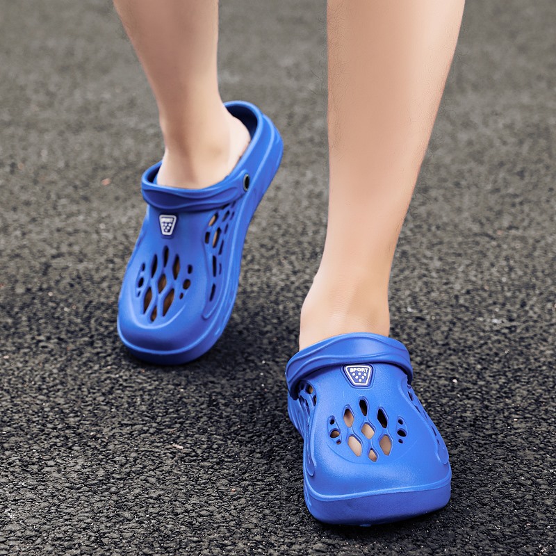 Fujian factory large size 4849 size new men's beach shoes men's shoes big hole shoes slippers casual outdoor summer