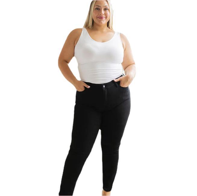 Fall 2023 Amazon cross-border foreign trade stretch jeans European and American skinny pants plus size