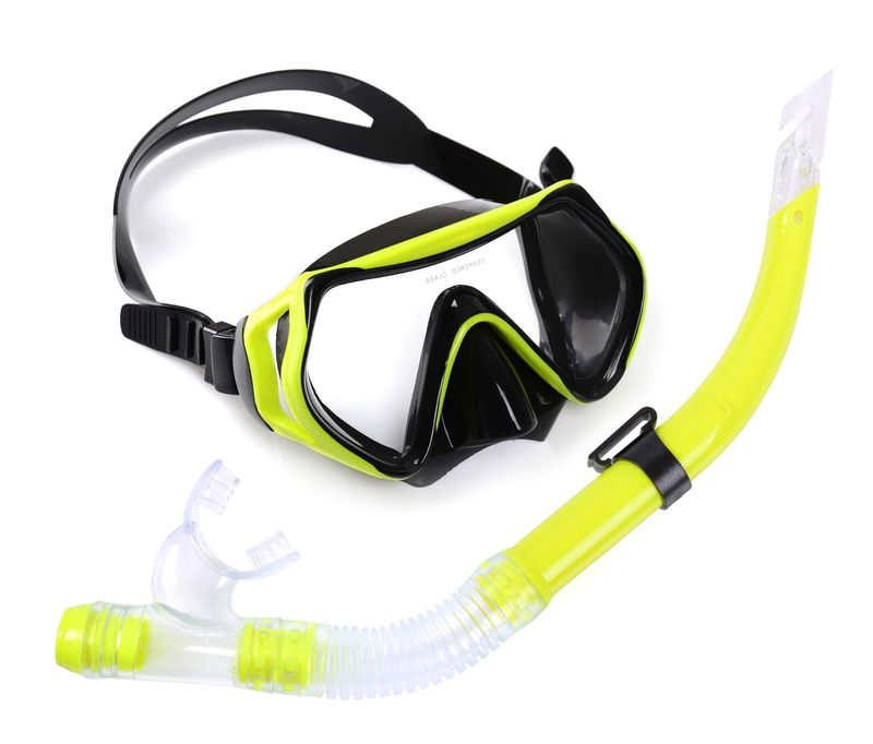 大視野マスク潜水鏡セット浮潜用品卸売り半乾式呼吸管装備代理|undefined