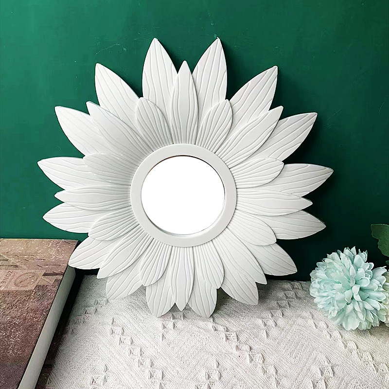 ins Nordic Mirror Plastic Tapestry Makeup Mirror Bedside Bedside Bedroom Homestay Entrance Hotel Home Decorations Wall Hanging
