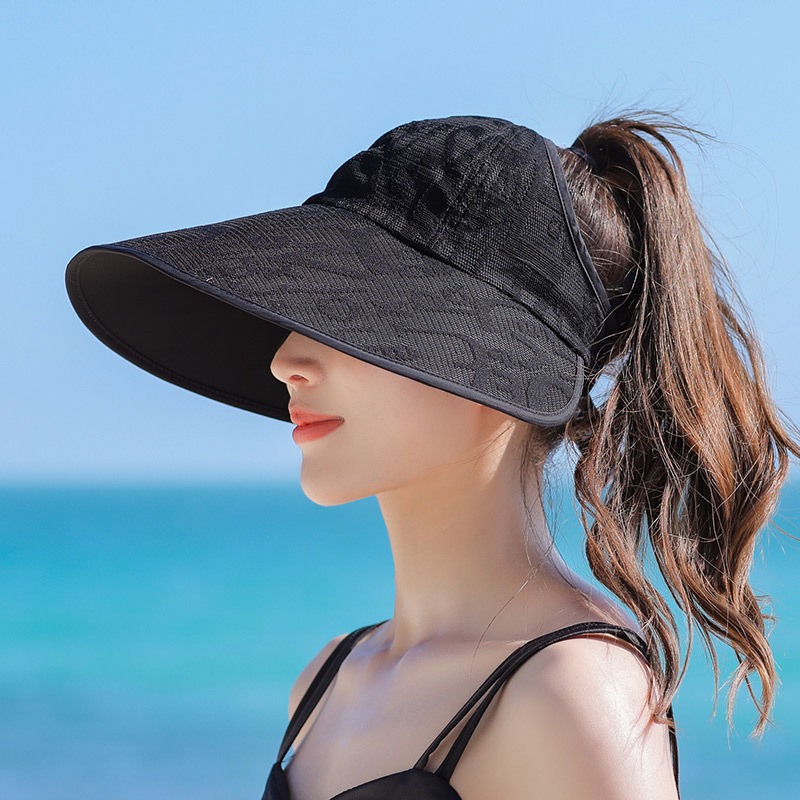 MEETSUNNY Korean Fashion Super Large Cornice Sunshade Summer Outdoor Activities UV Protection Sunscreen Hat