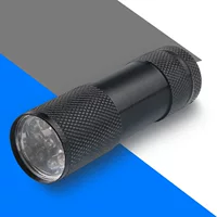 9LED фиолетовый свет многофункциональный фонарик для проверки банкнот флуоресцентная маска агента лампа для проверки кода защиты от подделок УФ-отверждение Nail Art производитель