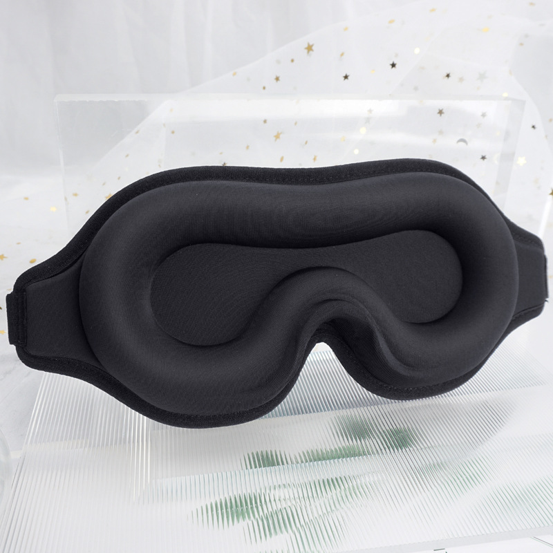 in stock 3d eye mask ice silk cold feeling eye mask sleep shading breathable not stuffy deep eye socket not pressure eyes insomnia