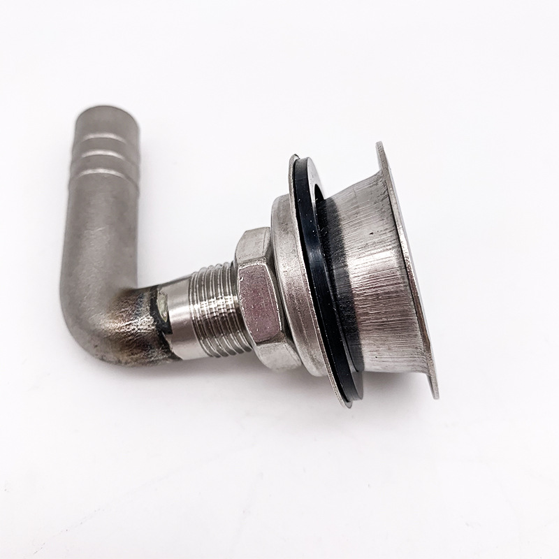 Stainless steel 316 fuel tank vent vent pipe Marine 90 degree vent yacht casting fuel tank vent