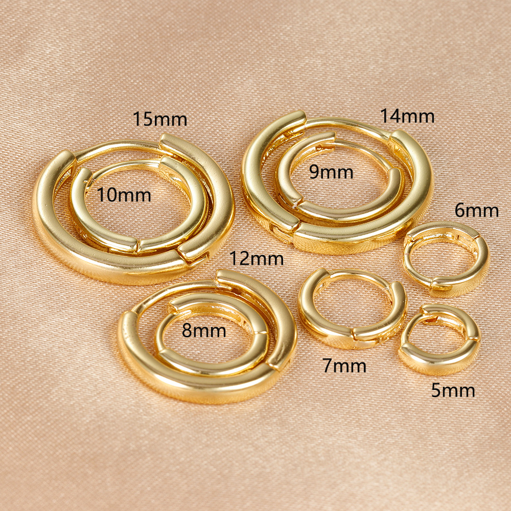 Ear buckle small ear ring South Korea earrings lost Mori circle earrings 2023 new fashion ear bone stud ear bone ring female