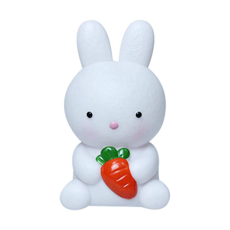 Creative LED night light cute luminous rabbit lamp room bedside lamp ornaments vinyl new creative gift