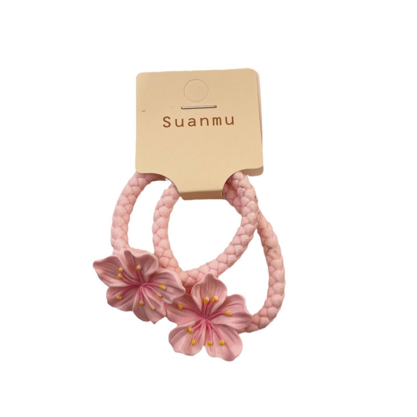 Ei Blume Haarnadel neue süße rosa Blume Clip süße Baby Seite Clip Pony gebrochen Haarnadel Haar-Accessoires_voghion.com
