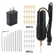 [170g paper box] electric drill + wrench +10 drill bits (0.8-1.2mm box) + gold and silver sheep horn nail 50 + plug