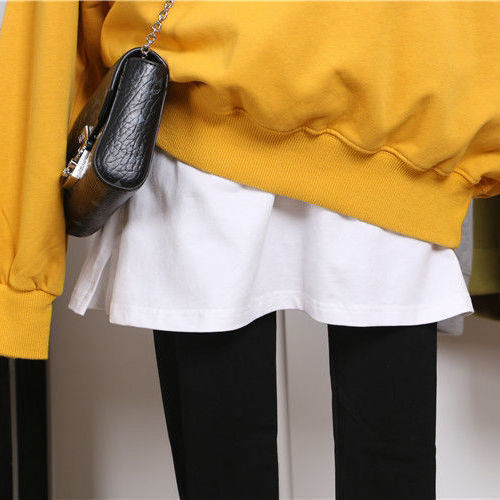 New Internet Celebrity Explosions Joker White Skirt Backing Artifact Fart Curtain Stacked with White Edge Sweat with Internet Celebrity Small Fart Curtain