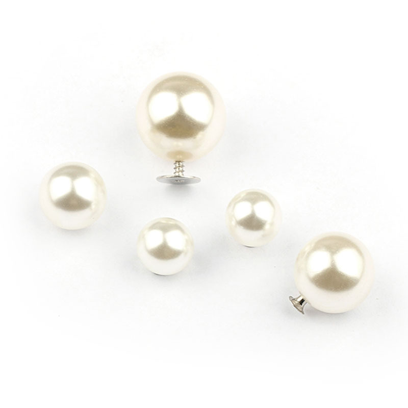 Fashion DIY screw buckle rivet nail pearl button DIY clothes chiffon shirt cap clothing decorative button