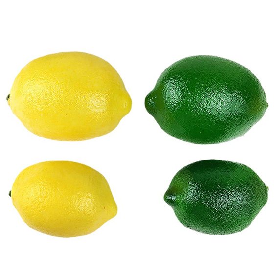 Simulation lemon fake fruit simulation yellow lemon decoration fruit milk tea shop cabinet decoration photography props