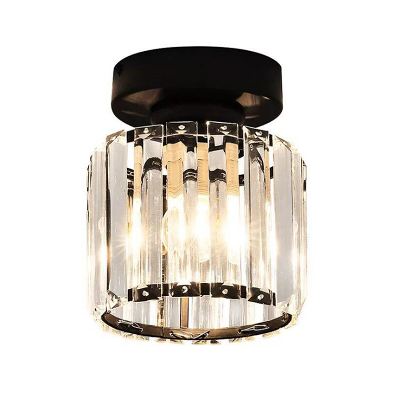 Creative Distinctive Crystal Ceiling Lamp Aisle Lamp Modern Simple Corridor Entrance Hall European Style Balcony Small Ceiling Lamp