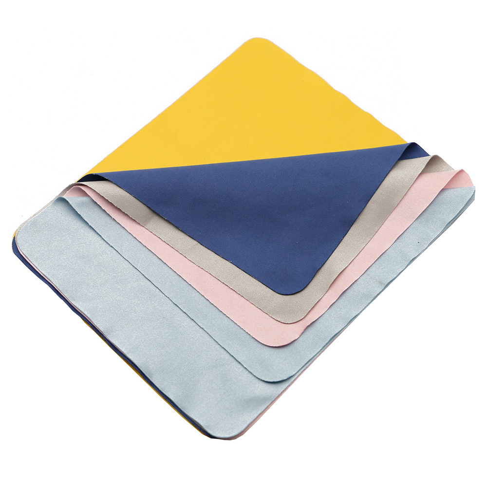 Spot wholesale new microfiber glasses cloth solid color camera lens cleaning cloth wipe table cloth needle a glasses cloth