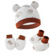 Foreign trade European and American newborn hat anti-scratch gloves foot cover baby hat baby hat newborn baby hat protective gloves