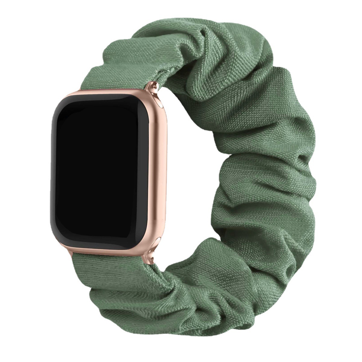 New Amazon for Apple strap iWatch wrist strap imitation cotton watch strap large intestine hair band strap