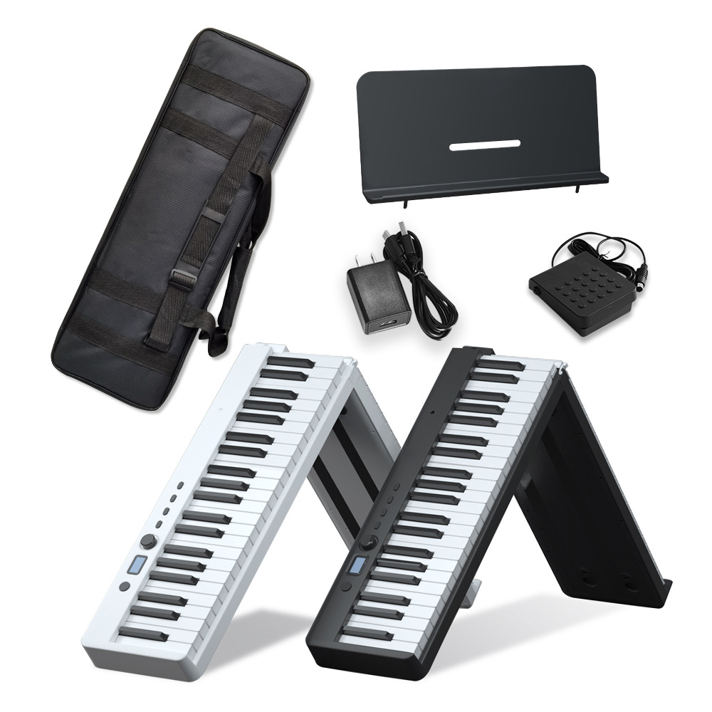 Folding Piano Portable 88 Key Folding Electronic Piano Splicing Piano Hand Roll Electronic Piano Musical Instrument