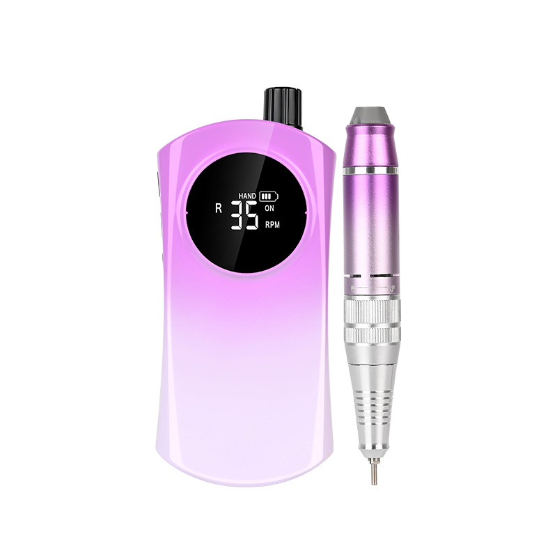 Cross-border popular nail polishing machine nail tools rechargeable nail polish remover dead skin portable nail grinder