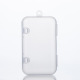 Transparent Double buckle big tooth plastic box