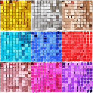 Wind-moving plate Wind-moving gusset plate Birthday party background wall Transparent grid snap-in type floor-free installation
