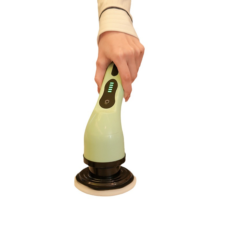 New electric cleaning brush wireless handheld brush kitchen bathroom stain brush retractable multi-head waterproof soft brush
