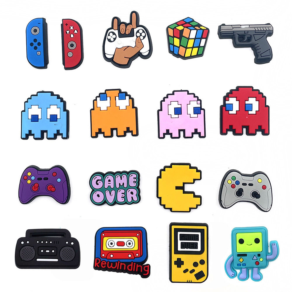 Cute Cartoon Game Series Hole Shoes Shoe Flower Accessories Hole Shoe Buckle