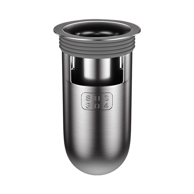 304 stainless steel deodorant floor drain core toilet U-shaped deep water seal sewer floor drain deodorant artifact