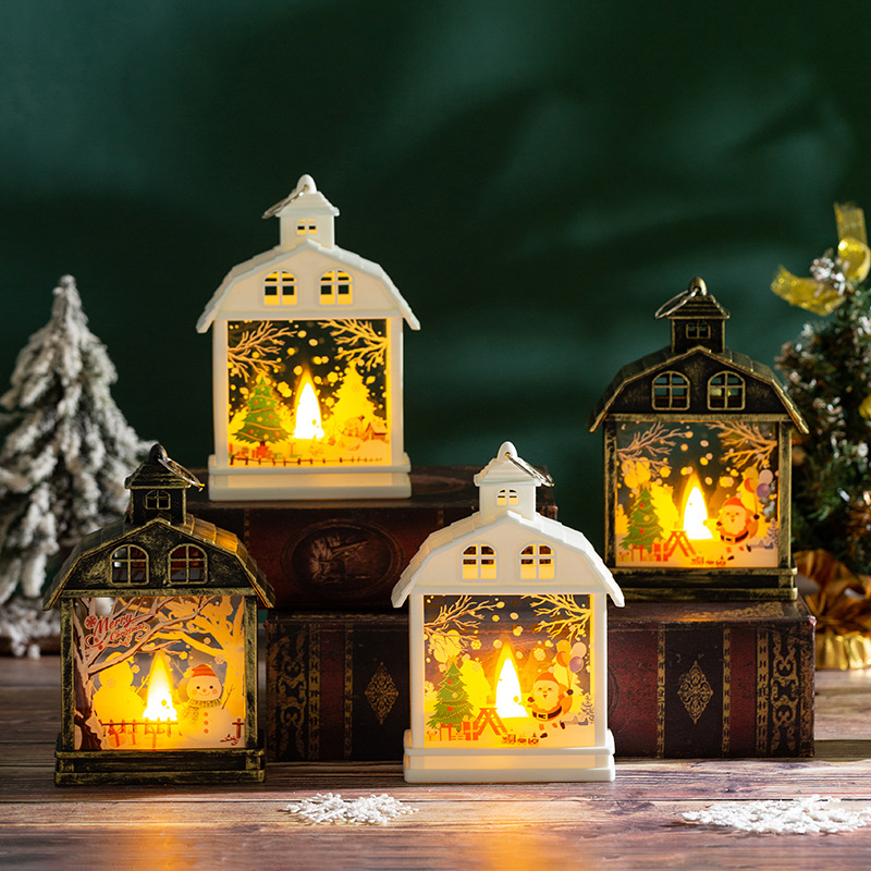 Christmas decorations retro portable night light LED ornaments Christmas tree ornaments cross-border window creative props_voghion.com