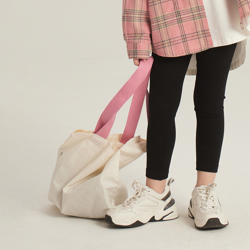 Girls' solid color leggings spring new children's Korean-style comfortable all-match stretch pants thin tight skinny pants