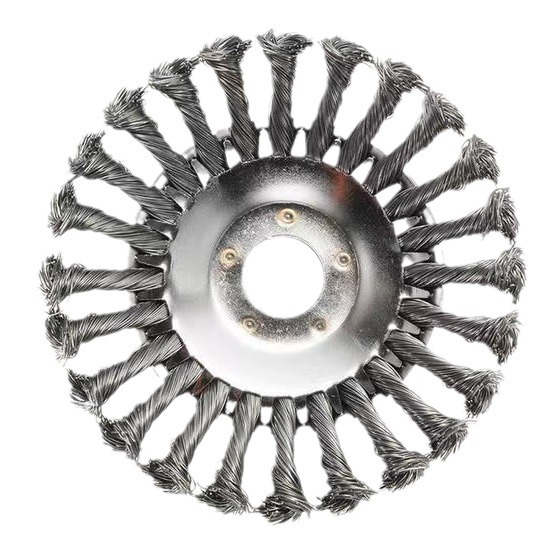 Cross-border new 10-inch steel wire straw head weeding disc rotating steel wire weed trimming headband universal adapter