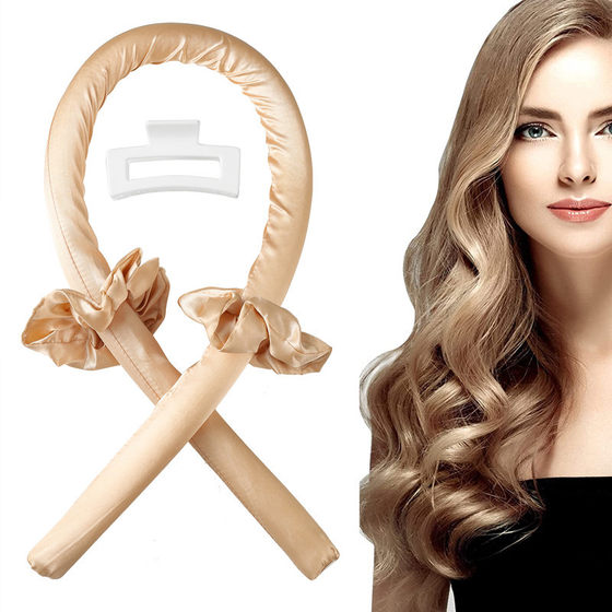 European and American hot sale non-hot lazy artifact hair curler sponge foam sleep curler big wave roll four-piece set
