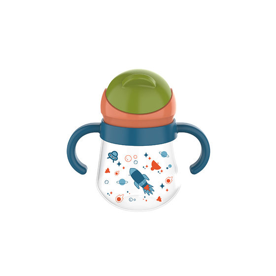 BIBOO baby drinking cup straw water cup baby water Cup children drinking cup household baby maternal and child supplies