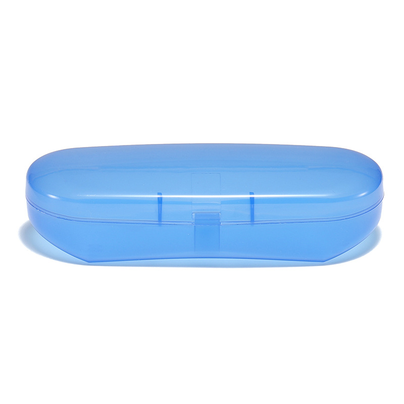 Factory wholesale large glasses box flat glasses myopia glasses plastic box sunglasses box blue transparent glasses box