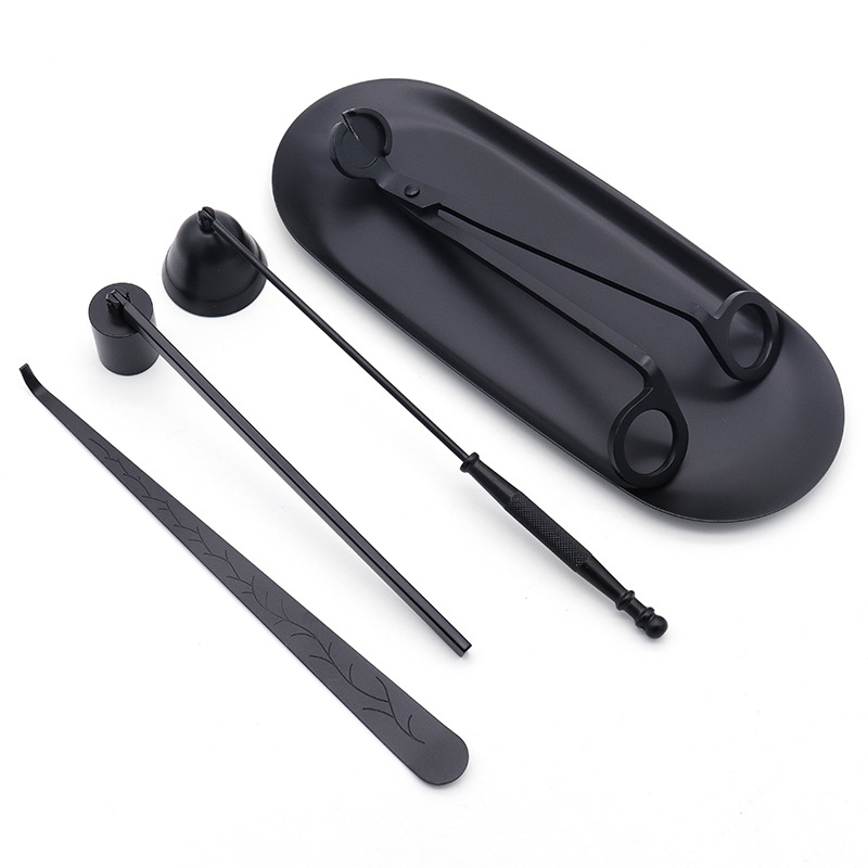Blackened aromatherapy candle tool suit candle Bell candle cutter candle hook Candle cover candle tool plate