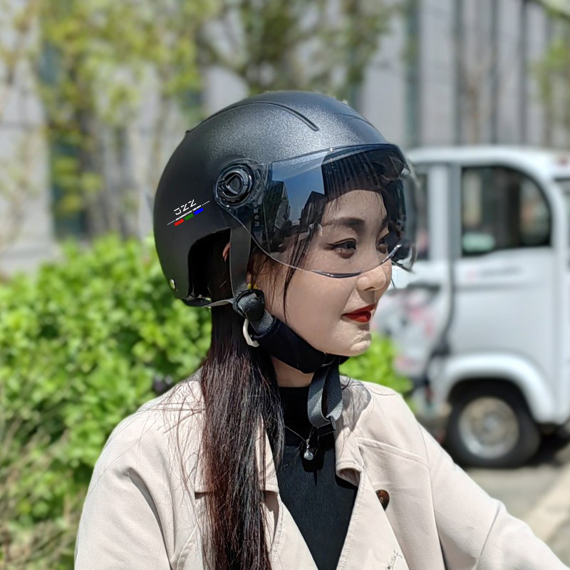 Factory direct new national standard electric car 3c certification helmet four seasons unisex battery car helmet printable figure