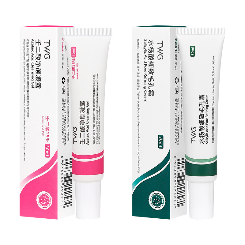 TWG azelaic acid cleansing gel salicylate pore cream