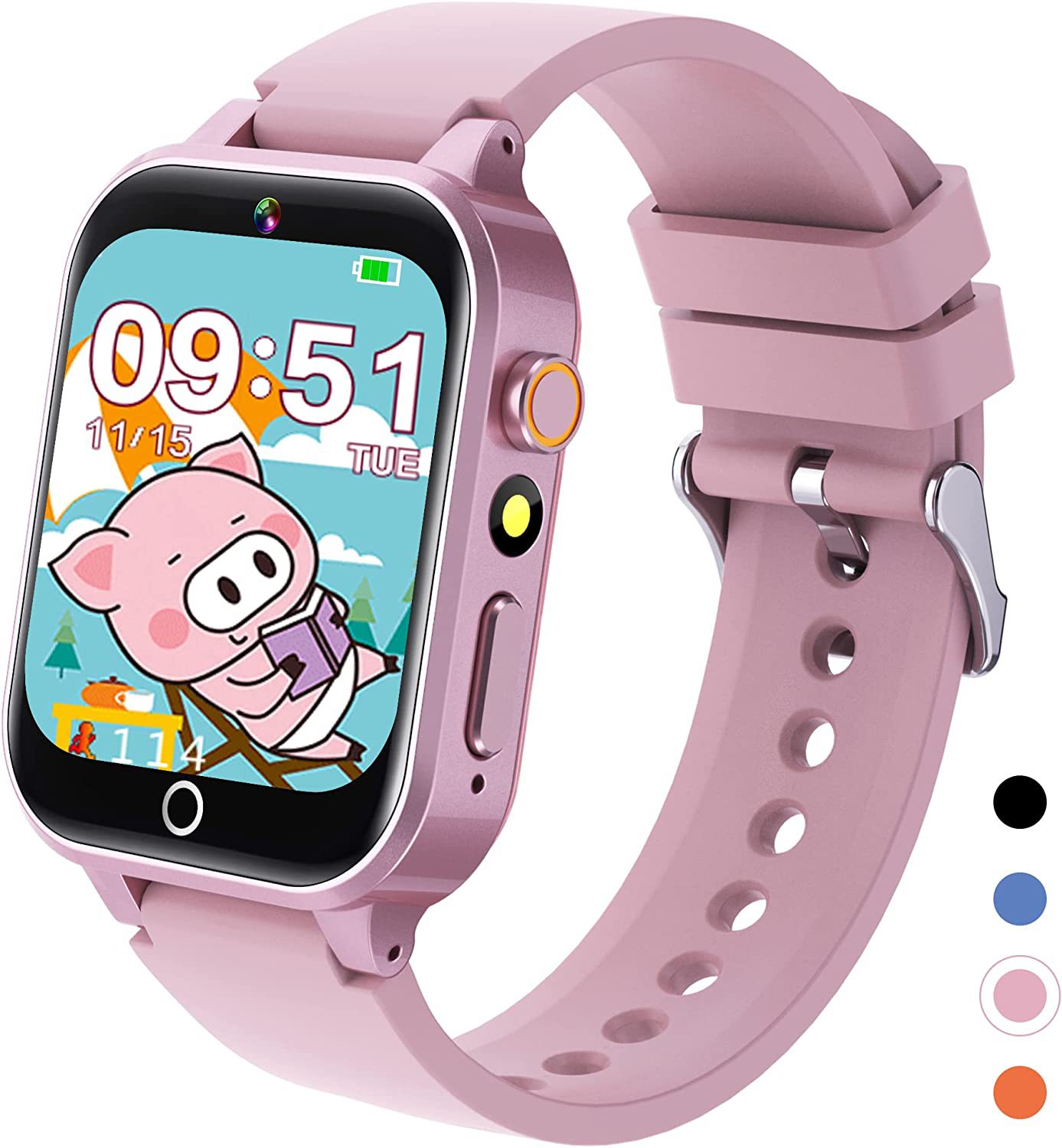 Amazon Hot Selling Kids Smart Watch with MP3 Games Music Watch with Camera Video 26 Games
