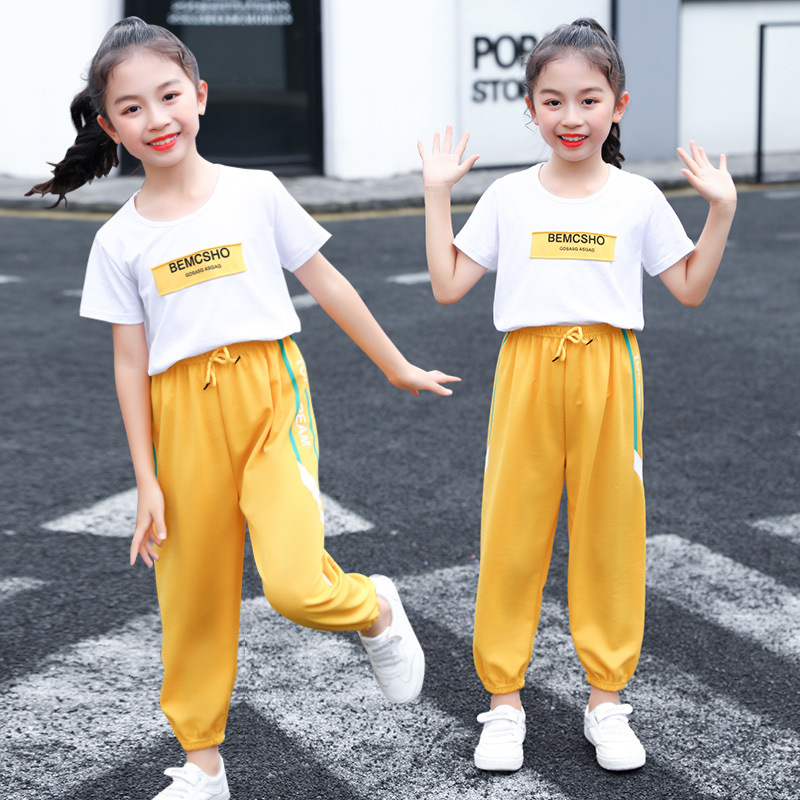 2021 Children's Pants Spring and Summer New Korean Style Children's Wear Boys' Sports Pants Girls' Lantern Pants Children's Anti-mosquito Pants