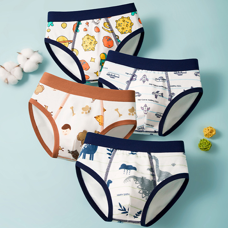 Summer children's Briefs boys cotton wholesale small and large Children primary school boys a generation of hair