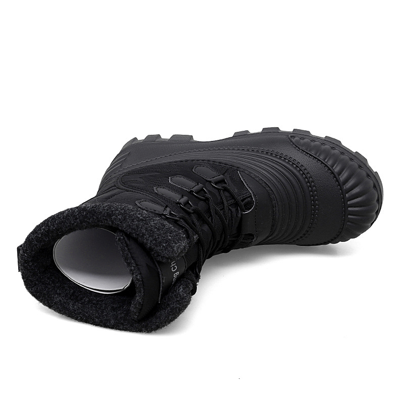 Cross-border winter EVA rubber and plastic non-slip thickened bottom men's snow boots warm northeast large cotton shoes Russian boots in stock