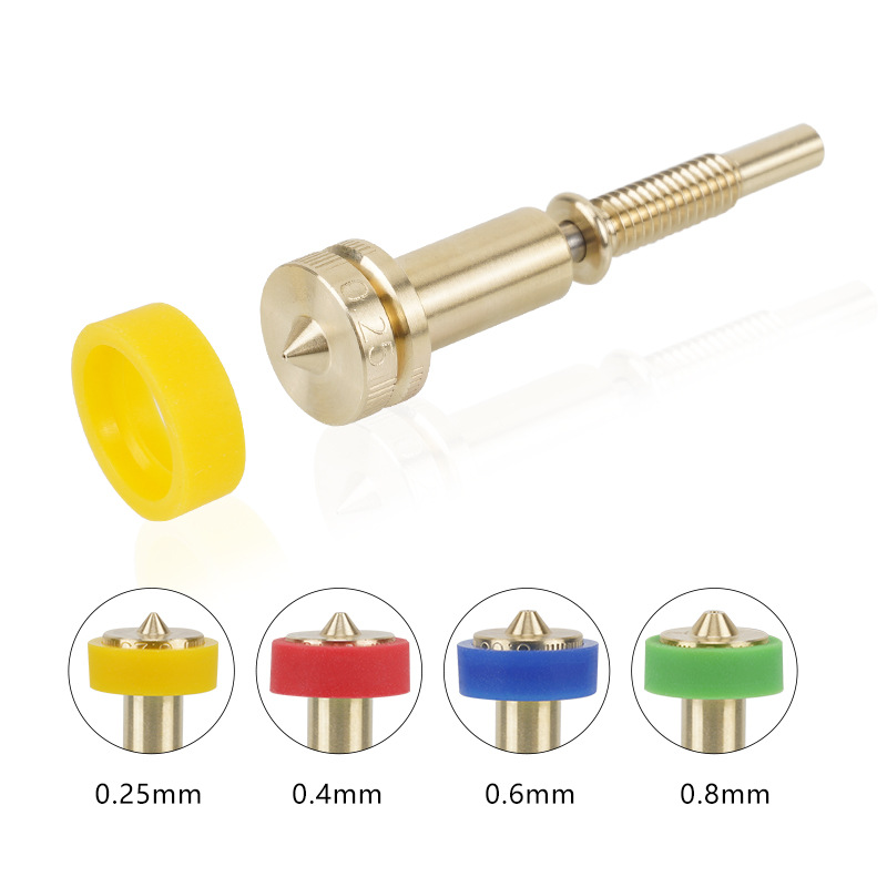 Qipang 3D printer accessories Voron extrusion head E3D Revo integrated brass nozzle DIY kit