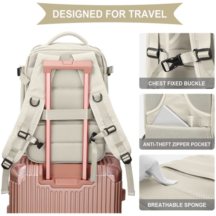 大容量旅行包洗漱包便携收纳包旅行洗漱套装USB双肩背包收纳