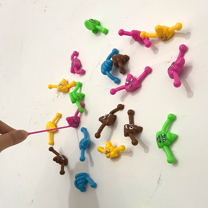 Tiktok popular catapult poop slingshot stool tpr vent trick funny novelty children funny toy