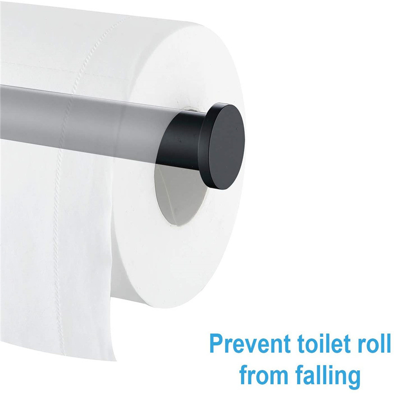 304 Stainless Steel Tissue Holder Paper Roller Toilet Paper Holder Punch-free Toilet Toilet Bathroom Storage Rack Paper Roller