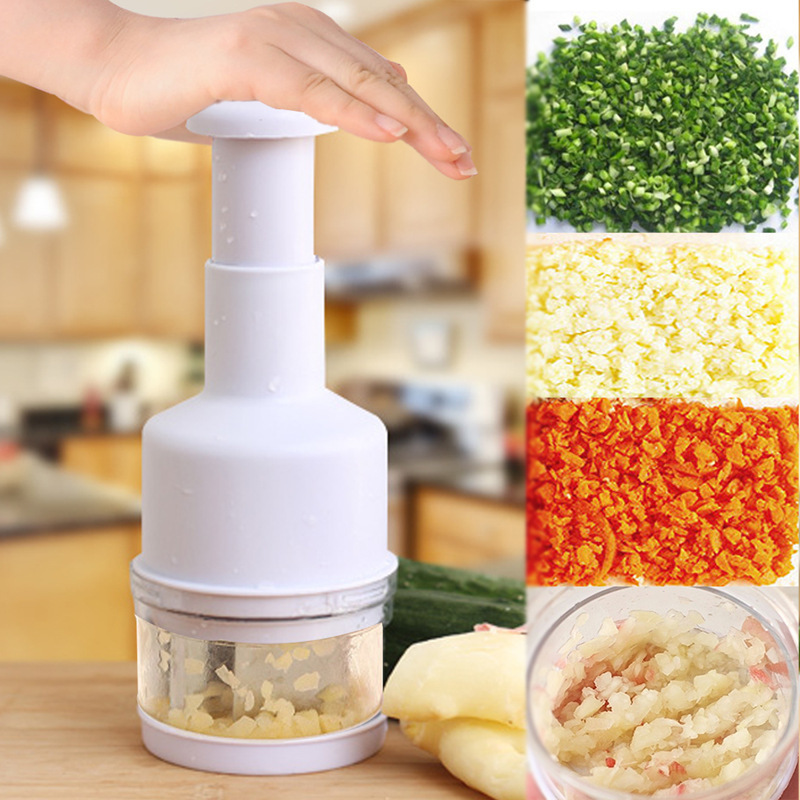 Factory Direct stainless steel hand pressure vegetable cutter racket knife kitchen multi-function shredder household mash
