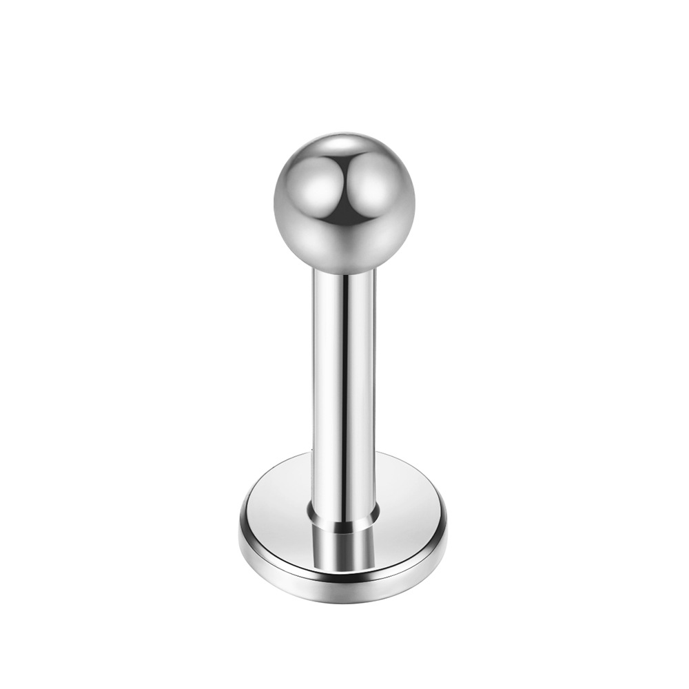 In stock 10 stainless steel lip nails suit electroplated rose gold piercing jewelry small ear studs Amazon body piercing
