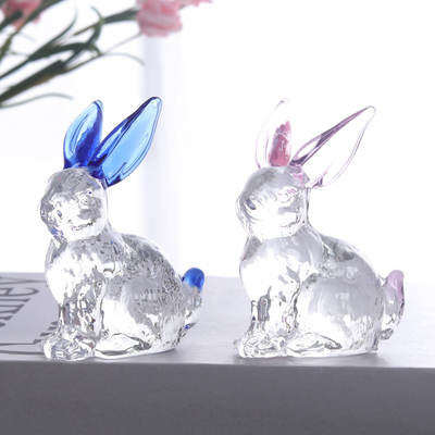 Zodiac Animal Crystal Rabbit Dragon Zodiac Dragon Crafts Indoor Living Room Decoration Ornaments Birthday Gift Cross-border Supply