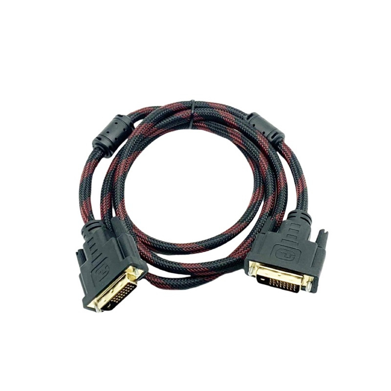 dvi cable gold-plated head 24+1 computer monitor cable dvi video signal HD cable male-to-male data cable