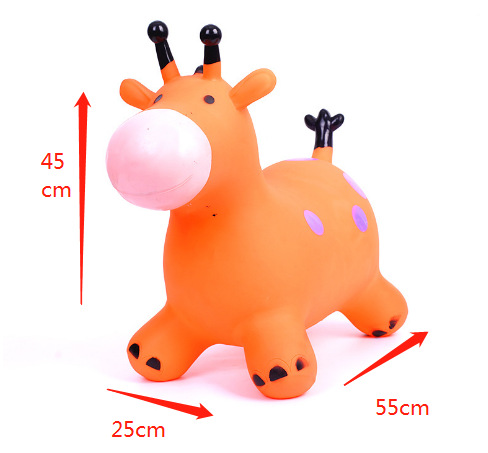 Factory children's pvc inflatable toys rubber jumping horse collection outdoor toys thickened extra large foreign trade Wholesale