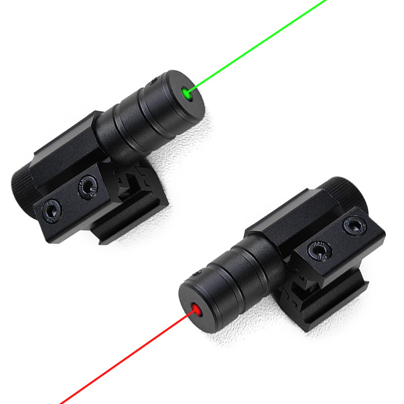 805 mini red/green outside line laser sight ultra-low reference line 11mm and 20mm dual purpose sight